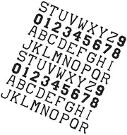 Beatifufu 72Pcs DIY Iron Patches English Letters Numbers for Clothing Decoration Practical Hand Craft Patches for Bags and Crafts Durable and Easy to Apply