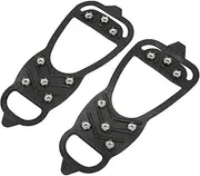 [Folany] Crampons, Flexible Ice Cleats Lightweight 1 Pair for Walking On Snow and Ice(L)