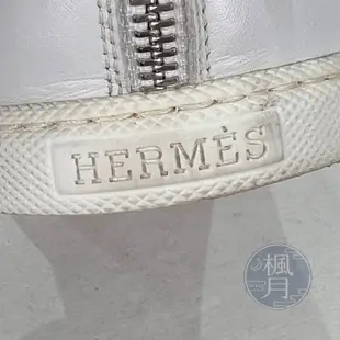 BRAND楓月 HERMES 愛馬仕 黑白懶人鞋 #45 帆布 拉鍊 駕車鞋 樂福鞋 鞋子 休閒鞋