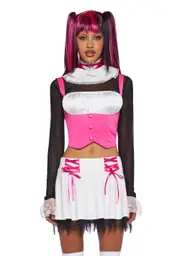 [Trickz N' Treatz] For Ghouls Only Premium Costume And Wig Set