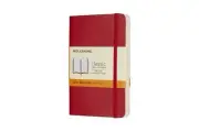 Ruled Soft Notebook (Scarlet Red)