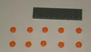 LEGO NEW 1x1 Orange Flower (10x) 6214234 Brick 24866