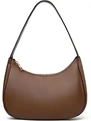 [BAIKELI] Crescent Shoulder Bags for Women Small Shoulder Purse Handbag Retro Classic Clutch Hobo Tote Bag Underarm Purse