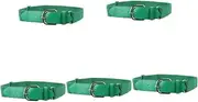 [Kisangel] Baseball Belt Elastic Belt Ratchet Belt Men Belts Waist Belt While Belt Women's Belt Men's Belts But Belt Belt Softballs Belts for Imitation Leather Dark Green