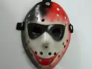 HALLOWEEN HORROR MOVIE PROP - Jason Modified Hockey Mask Harley Quinn