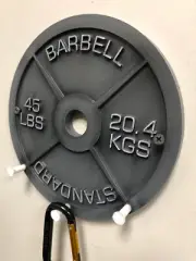 3d Printed 45 Plate Key Rack Holder. Grey/Black