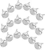 200pcs Tiny Craft Bells Micro Jingle Bells Necklace Charms Bracelet Pendant Miniature Jingle Bell for Jewelry Making Dog Collar Bell Charm