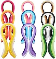 3mm Width Quilling Paper Strips 40 Colors 900 Strips Paper Quilling Strips Kit Origami Paper Strips for DIY Art Craft, Length 39cm
