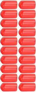 Brake Bleed Nipple Caps, Corrosion Resistant PVC Brake Bleeder Screw Caps Durable Universal Fit Easy To Install for Vehicles (Red)