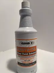 cloud 9 company sprayshine floor finish enhancer 1 quart 32 oz Made In Illinois