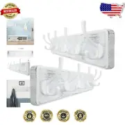 Durable Heavy-Duty Coat Hook Rack - 5 Hooks, Perfect for Entryways & Mudrooms