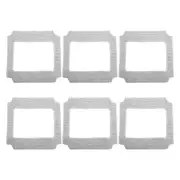 6PCS Window Cleaning Robot Mop Cloth Cleaning Rag Towel Dust Cloth Cleaning Cloth for LIECTROUX YW91 Gray