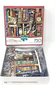 Buffalo Games Charles Wysocki Cats: Frederick The Literate Jigsaw Puzzle (750 Piece)