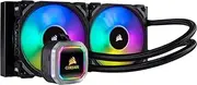 [Corsair] Hydro Series, H100i RGB PLATINUM SE, 240mm Radiator, Dual LL120 RGB PWM Fans - White