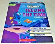 Disney Learning Workbook: Finding Dory: Level K: Telling The Time PIXAR