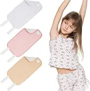 Preboun 3 Pcs Organic Castor Oil Pack Wrap for Kids - Flannel Castor Oil Compress Pads with Adjustable Strap and Pocket