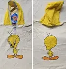 Vintage Looney Tunes Tweety Bird Babies Wearable Hooded Cover-Up Bath Towel 36"