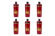 6x Tresemme 400ml Womens Keratin Smooth w Marula Oil Soft Hair Care Shampoo