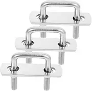 Boat Trailer U-Bolts Heavy Duty Square u Bolts Stainless Steel Tube Clamps Pcs Set