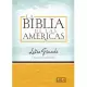 La Biblia de las Americas. LBLA Biblia Letra Grande Tamano Manual Rojizo, piel fabricada/ LBLA Hand Size Giant Print Bible Burgu