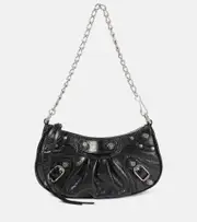 [Balenciaga] Balenciaga Le Cagole Mini leather shoulder bag One Size black
