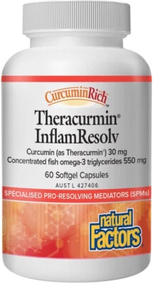 Theracurmin InflamResolv 60 Caps Natural Factors