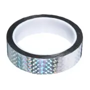 Prism Tape Self Adhesive Holographic Reflective Tapes Silver 1" x 55 Yard