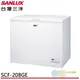 SANLUX 台灣三洋 208L 上掀式冷凍櫃 SCF-208GE