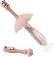 PLAFOPE 1 Set Cartoon Penguin Toothbrush Ergonomic Gums Scraper Safe for Portable Design for Early Oral Hygiene