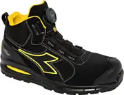 Diadora Utility Run Net AB MSTR B Mid S3S, safety boots , color: Black/Yellow , size: 44 EU