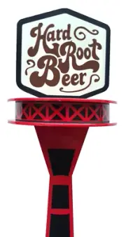 *NEW* CONEY ISLAND - HARD ROOT BEER - BEER TAP HANDLE (NEW YORK)