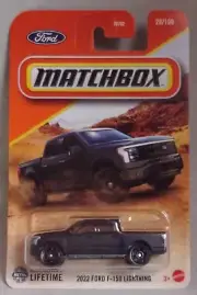 KKar Matchbox - 2024 Basic - 28/100 * 2022 Ford F-150 Lightning - Black - 2025BP