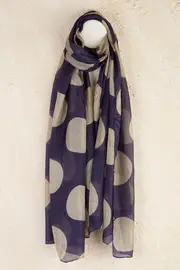 Albion Large Dot Scarf--DLU-93068