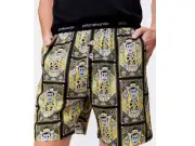Peter Alexander Men’s Woody Cards Mid PJ Short - Size XS - BNWT