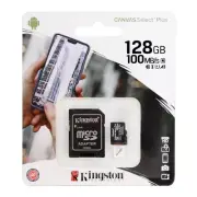 Kingston 128GB MicroSD Card with Adapter