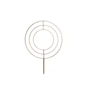 Sculpture Ring Home/Garden/Patio Ground Mound Display Decor 75x123cm Brown