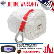 3/4"x150' Twisted Three Strand Nylon Boat Anchor Mooring Rope Dock Line 12592LB