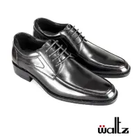 在飛比找momo購物網優惠-【Waltz】舒適包覆 素面側V綁帶 紳士鞋 真皮皮鞋(21