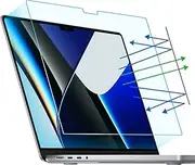 F FORITO 2-Pack Anti Blue Light Matte Laptop Screen Protector Compatible with 2024-2021 MacBook Pro 14 inch M4 M3 M2 M1 Pro/Max, Eye Protection Anti Glare Computer Screen Cover
