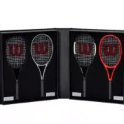 UNOPENED NEW BOX Limited Edition Roger Federer 2018 Miniature Racket Collection