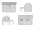 22X40 40X22 GARAGE PLAN APARTMENT ABOVE GABLE ROOF PLAN 18-2240-GBL-AP-1