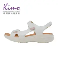 在飛比找momo購物網優惠-【Kimo】修飾設計羊皮魔鬼氈休閒涼鞋 女鞋(苜櫻白 KBD