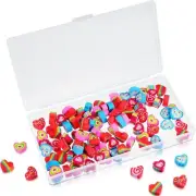 100 Pieces Mini Pencil Erasers Pack Assortment Novelty...