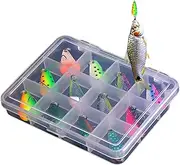 Fishing Lures Kit | Spoon Metal Fishing Lure,Saltwater Freshwater Swimbaits Portable Design for Enthusiasts Beginners Family Friends Colleagues