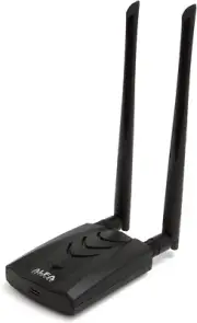 ALFA AWUS036AXML 802.11axe WiFi 6E USB 3.0 Adapter AXE3000, Tri Band 6 GHz, G...