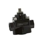 Aeroflow Brand 2-Port Fuel Pressure Regulator 3/8" ORB 1-4 Psi Black
