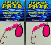 Kokanee Spinners (2): uv "SILVER PINKY"