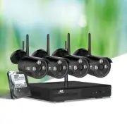 Wireless Indoor CCTV System Outdoor Home Security Camera 1080P Night Vision