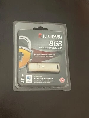 Kingston Technology 8GB Data Traveler Locker+G2 8GB New