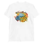 Miracles Unisex T-Shirt, sunflower flowers nature garden fun happy plants hiking